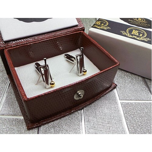 Cricket Bat and Wickets Cufflinks Cricket Bat and Wickets Cufflinks